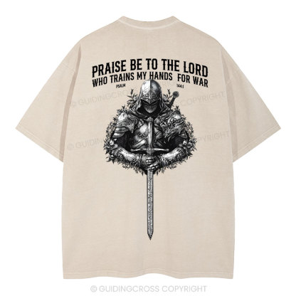 Praise Be To The Lord Christian Washed T-Shirt