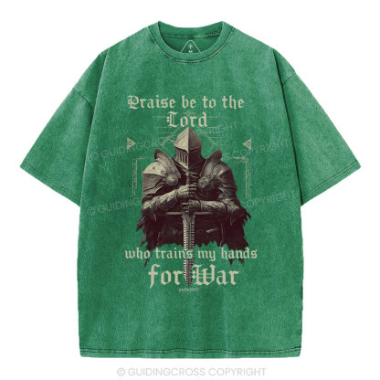 Praise Be To The Lord Christian Washed T-Shirt