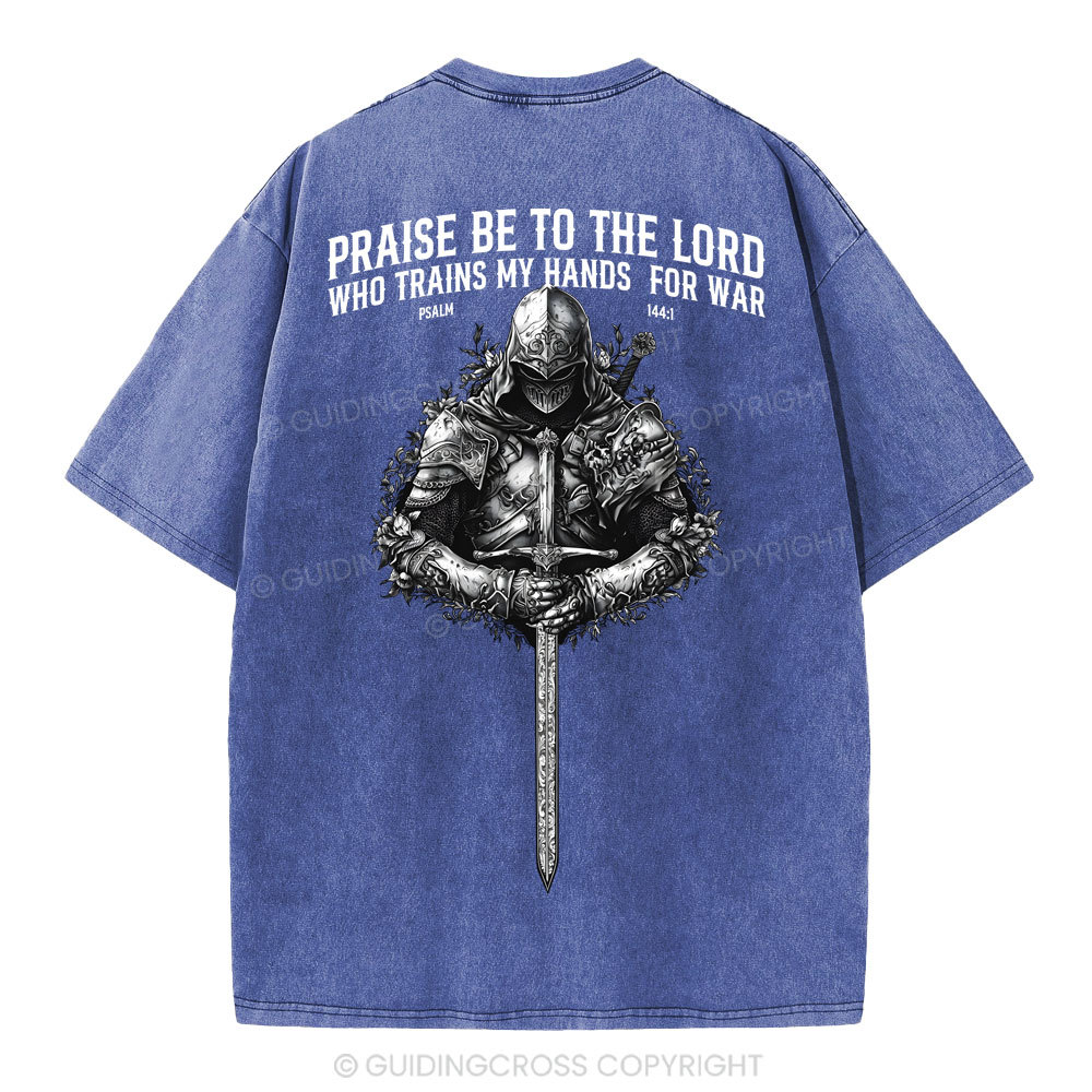 Praise Be To The Lord Christian Washed T-Shirt