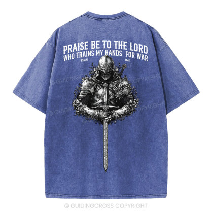 Praise Be To The Lord Christian Washed T-Shirt