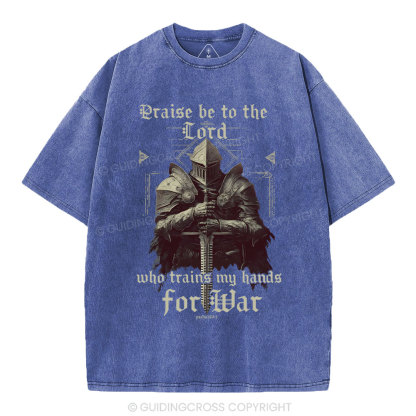 Praise Be To The Lord Christian Washed T-Shirt