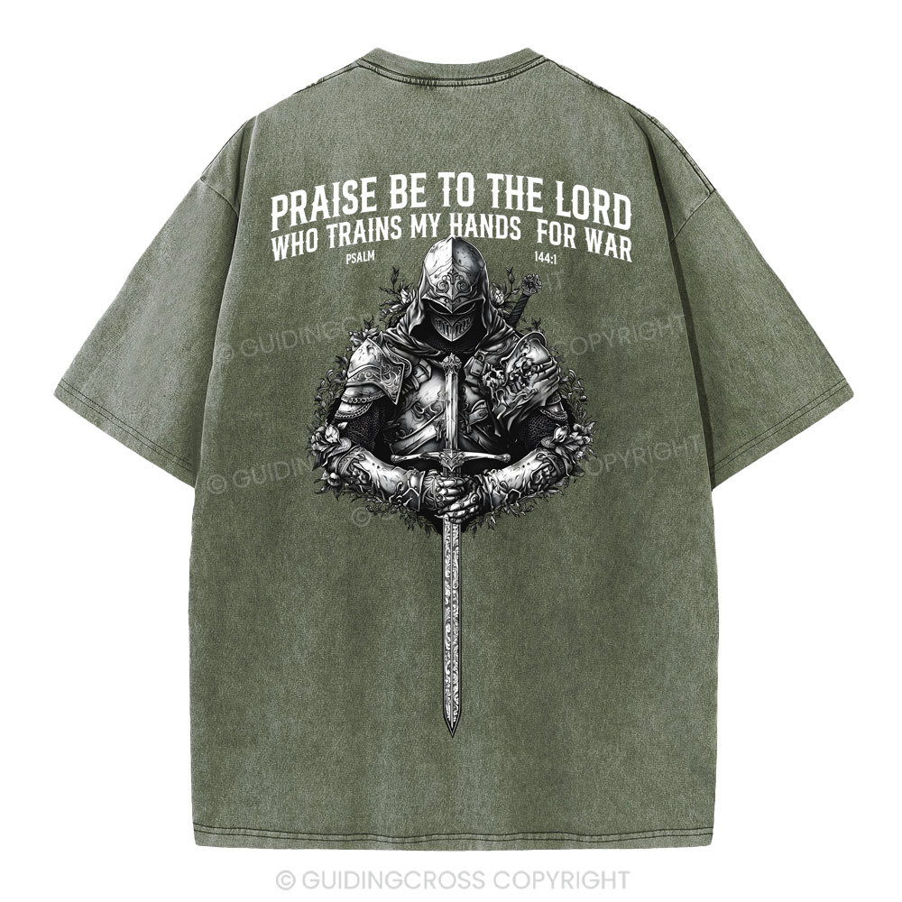 Praise Be To The Lord Christian Washed T-Shirt