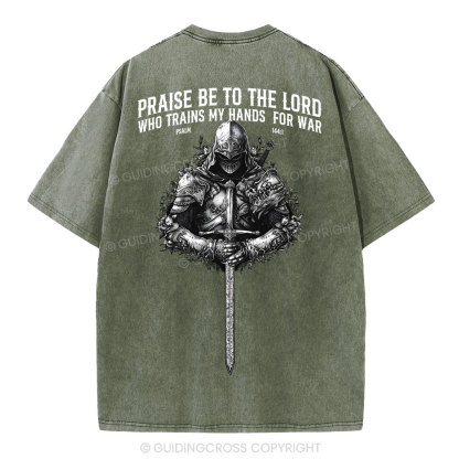 Praise Be To The Lord Christian Washed T-Shirt