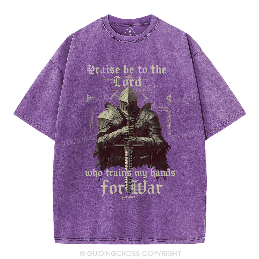 Praise Be To The Lord Christian Washed T-Shirt