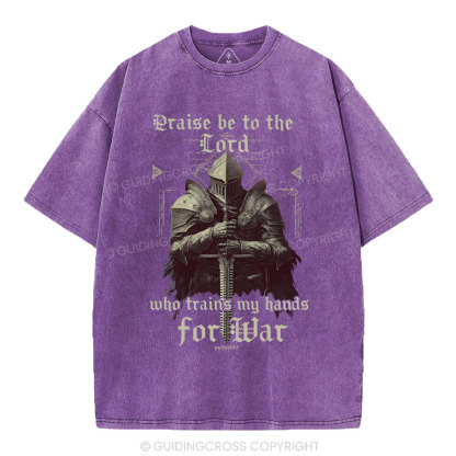 Praise Be To The Lord Christian Washed T-Shirt