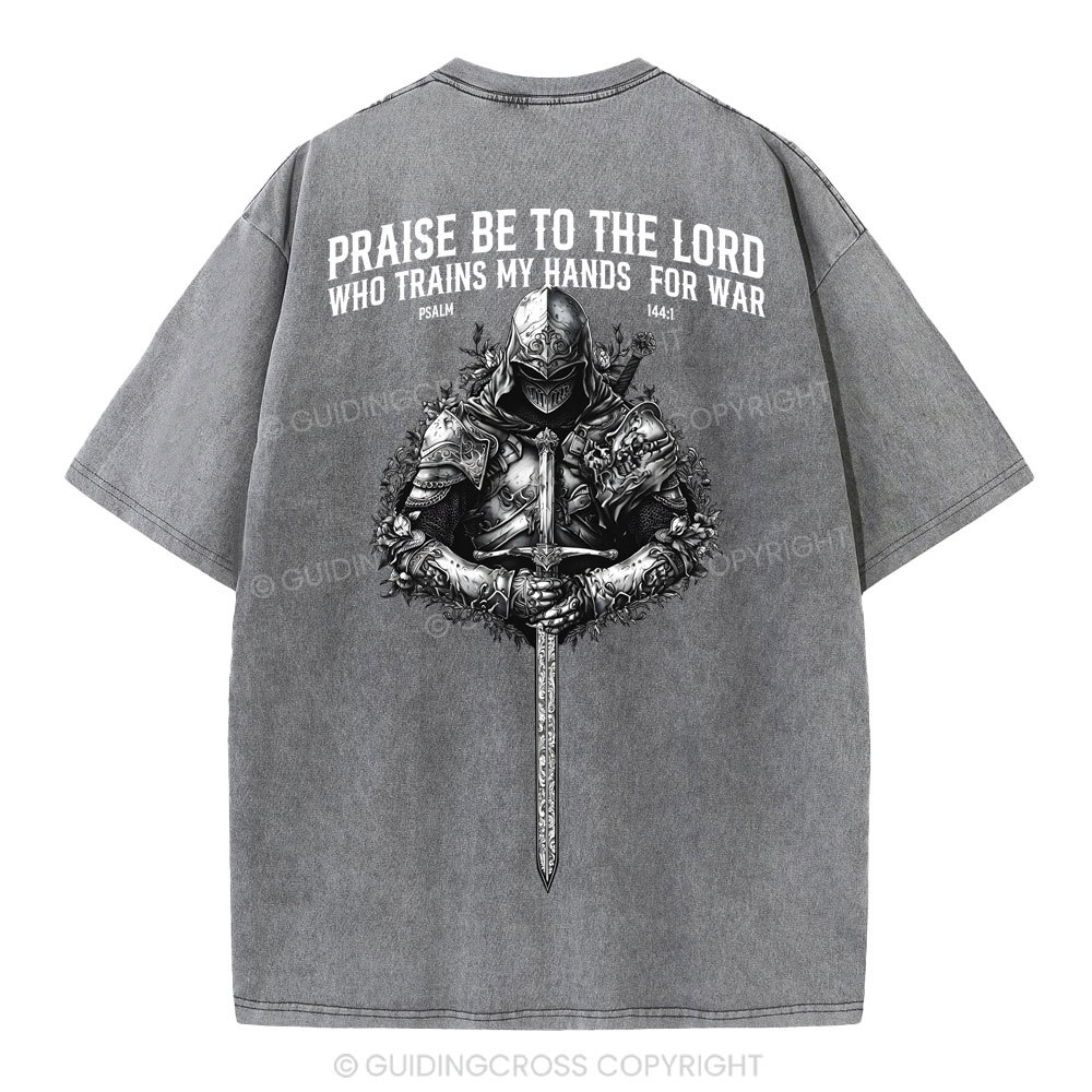 Praise Be To The Lord Christian Washed T-Shirt
