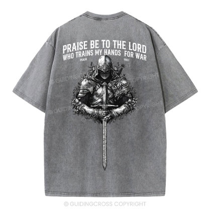 Praise Be To The Lord Christian Washed T-Shirt