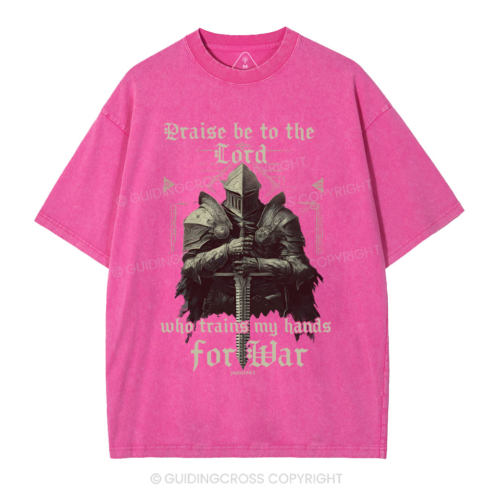 Praise Be To The Lord Christian Washed T-Shirt