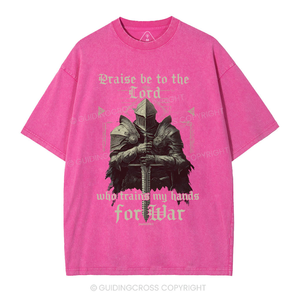 Praise Be To The Lord Christian Washed T-Shirt