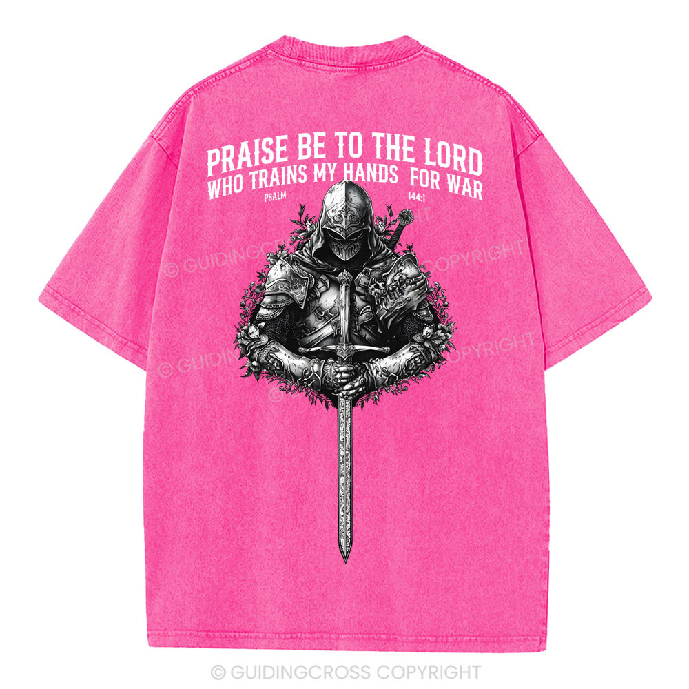 Praise Be To The Lord Christian Washed T-Shirt