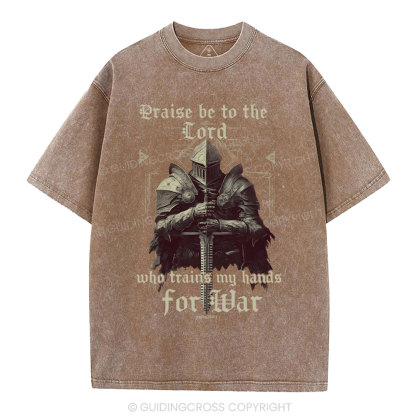 Praise Be To The Lord Christian Washed T-Shirt