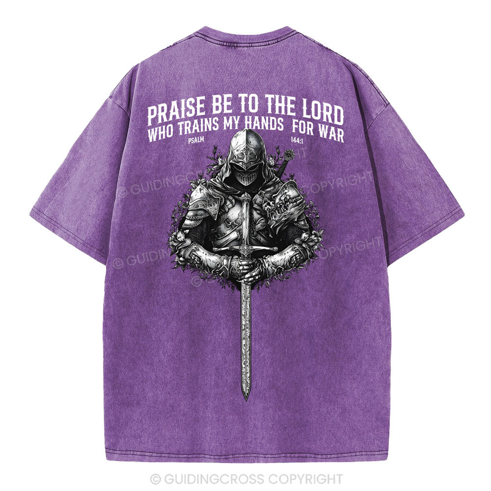 Praise Be To The Lord Christian Washed T-Shirt