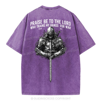 Praise Be To The Lord Christian Washed T-Shirt