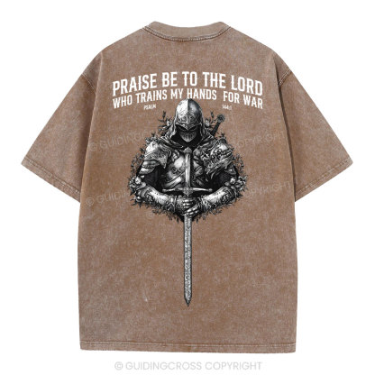 Praise Be To The Lord Christian Washed T-Shirt