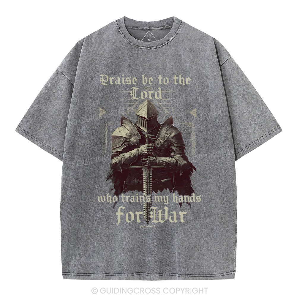 Praise Be To The Lord Christian Washed T-Shirt
