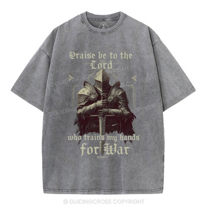 Praise Be To The Lord Christian Washed T-Shirt