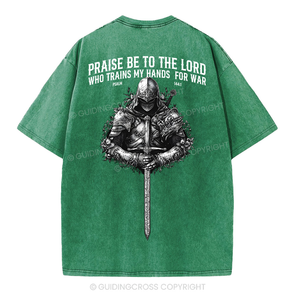 Praise Be To The Lord Christian Washed T-Shirt