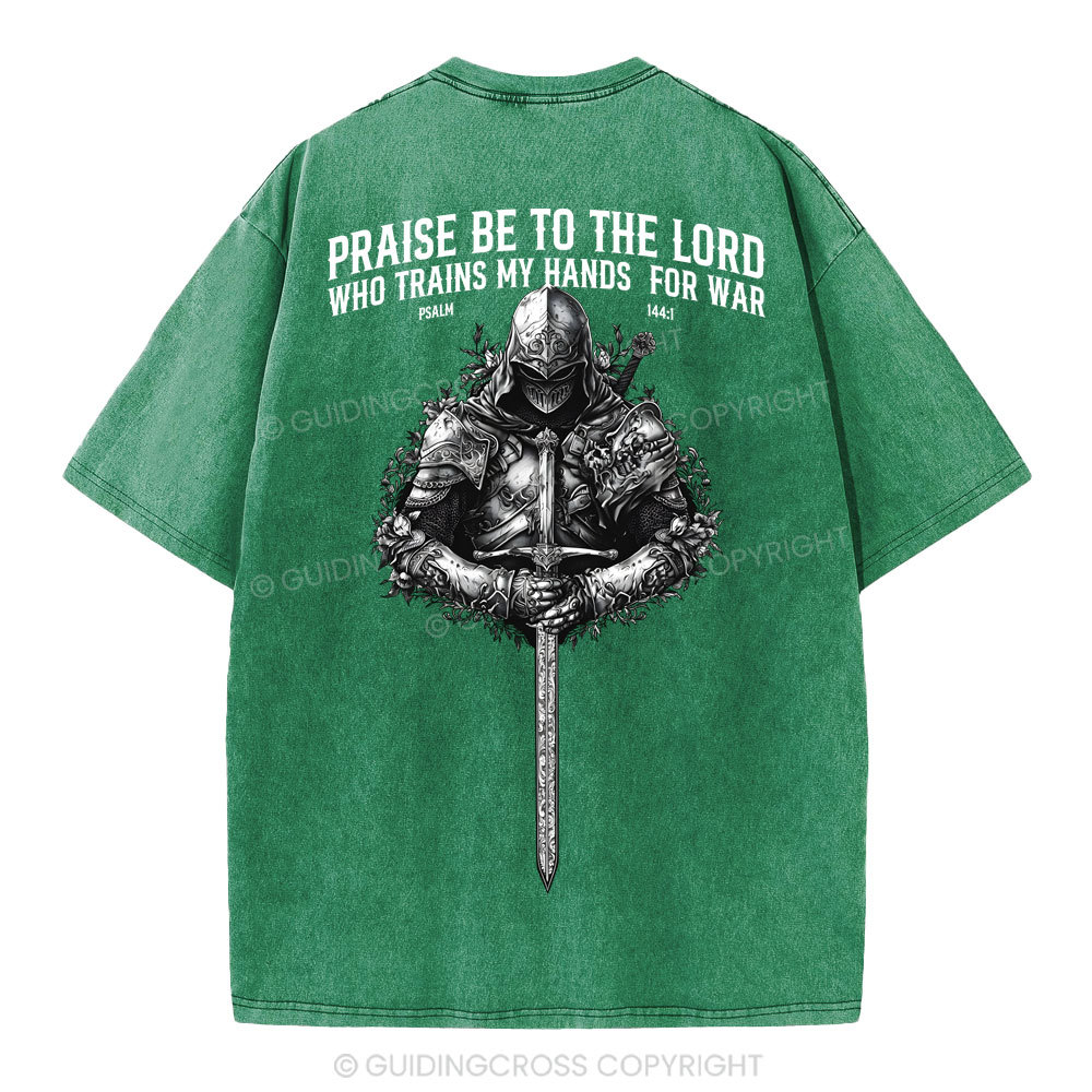 Praise Be To The Lord Christian Washed T-Shirt