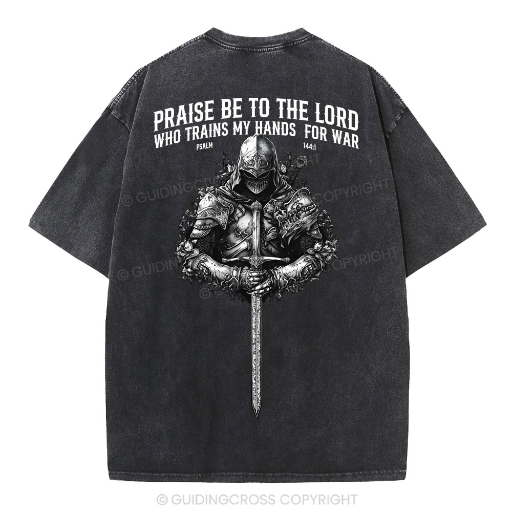 Praise Be To The Lord Christian Washed T-Shirt