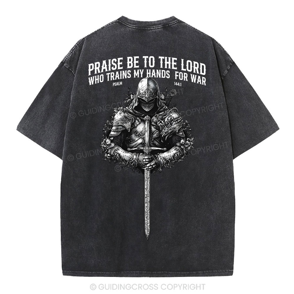 Praise Be To The Lord Christian Washed T-Shirt
