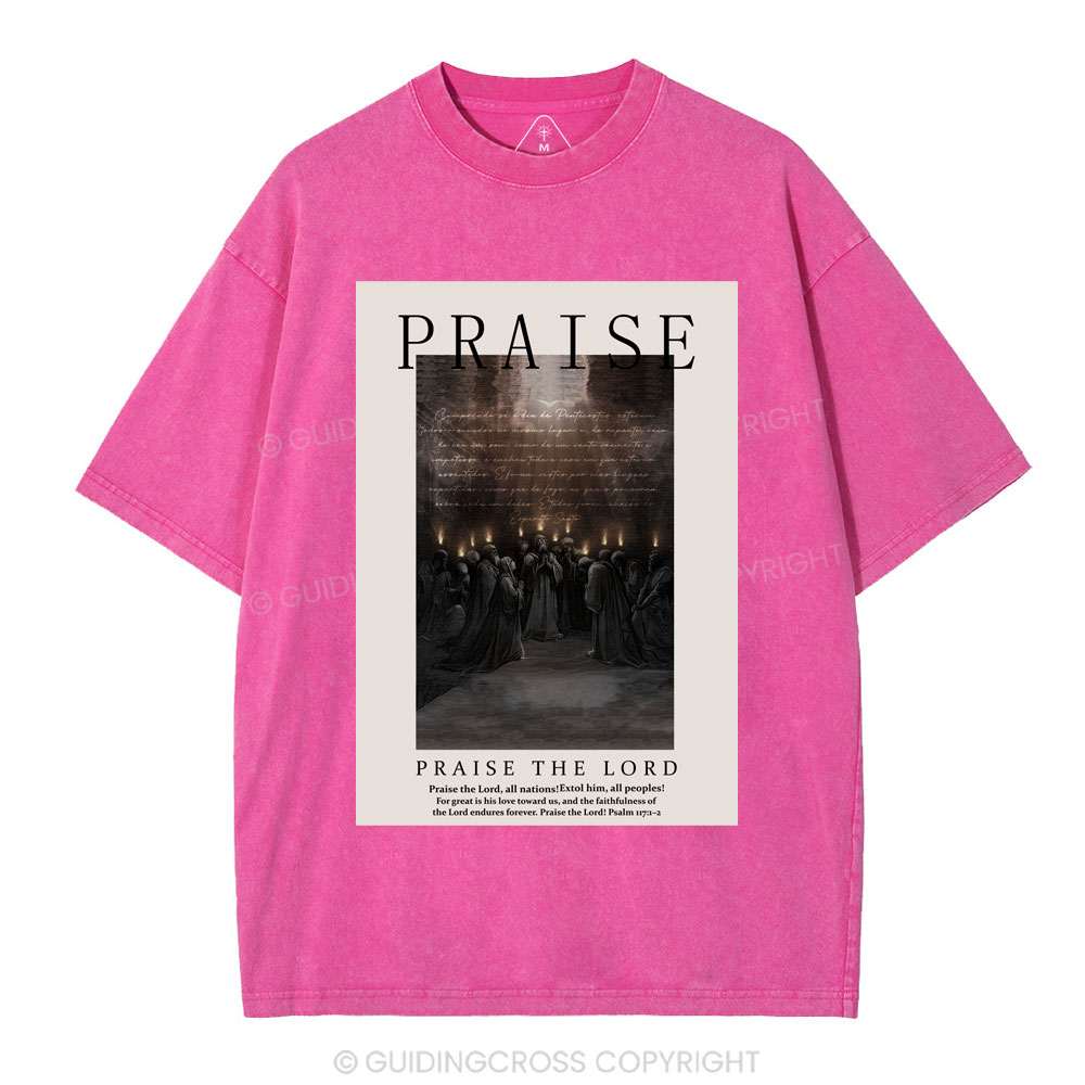 Praise Christian Washed T-Shirt