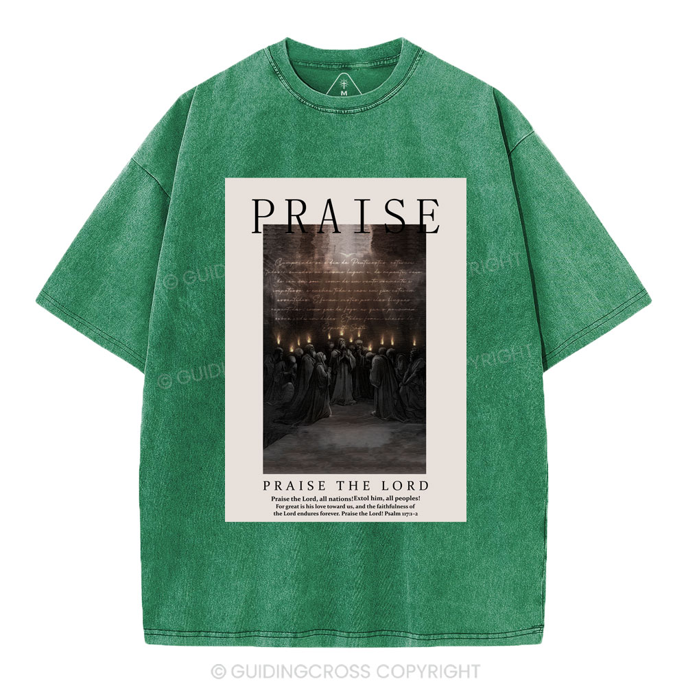 Praise Christian Washed T-Shirt