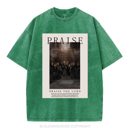 Praise Christian Washed T-Shirt