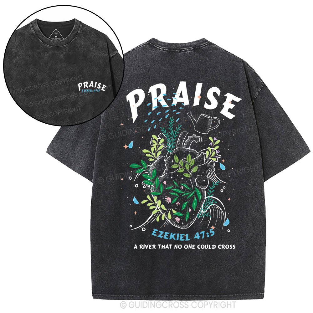 Praise Christian Washed T-Shirt