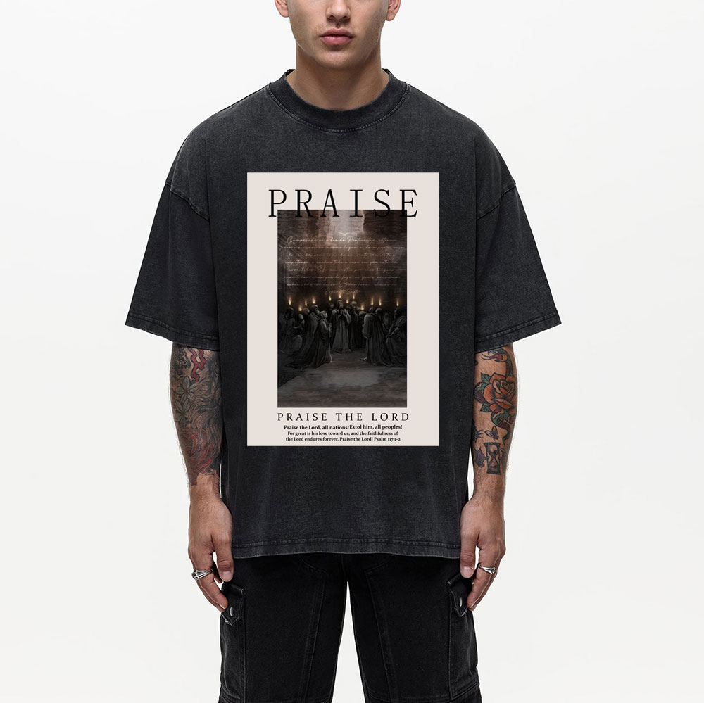 Praise Christian Washed T-Shirt