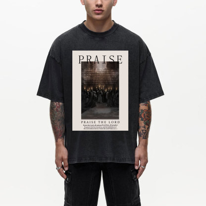 Praise Christian Washed T-Shirt
