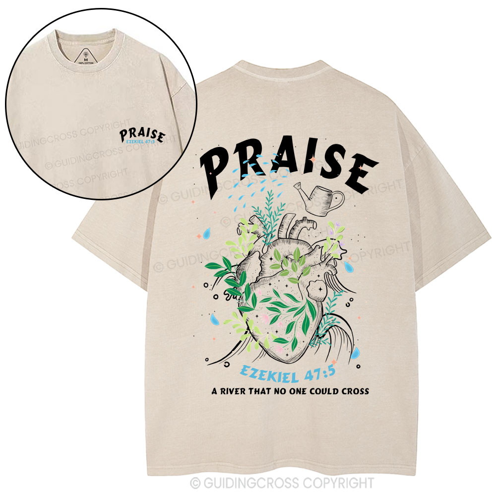 Praise Christian Washed T-Shirt