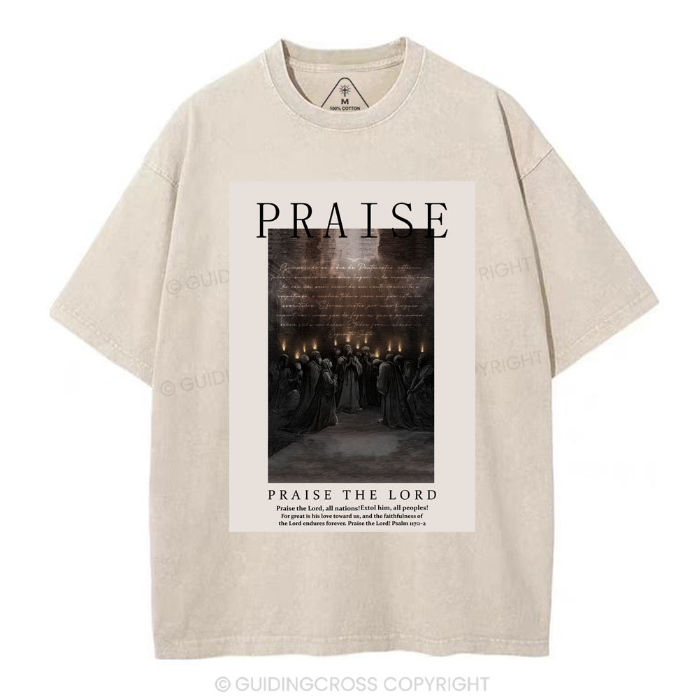 Praise Christian Washed T-Shirt