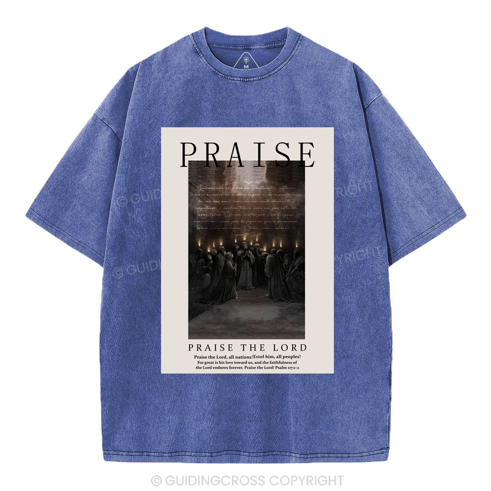Praise Christian Washed T-Shirt
