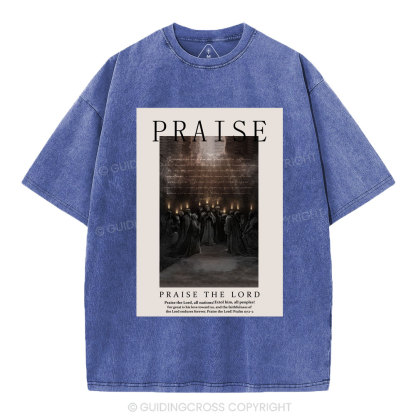Praise Christian Washed T-Shirt