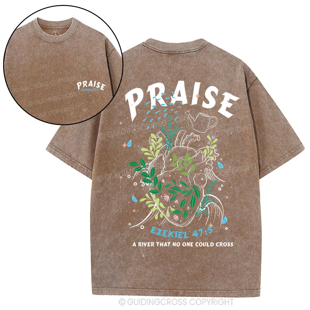 Praise Christian Washed T-Shirt
