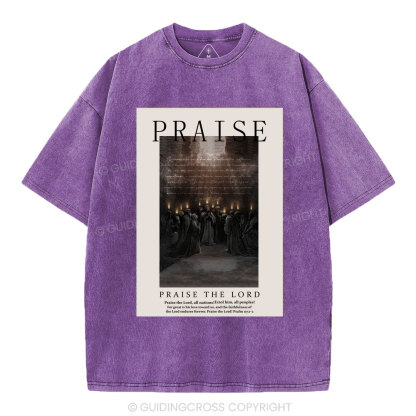Praise Christian Washed T-Shirt