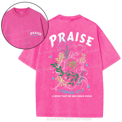 Praise Christian Washed T-Shirt