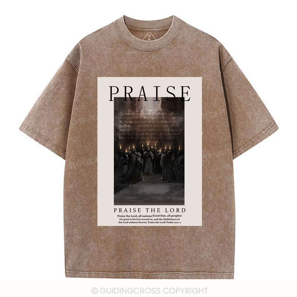 Praise Christian Washed T-Shirt