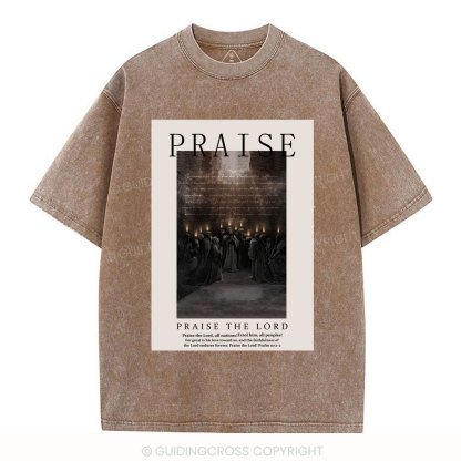Praise Christian Washed T-Shirt