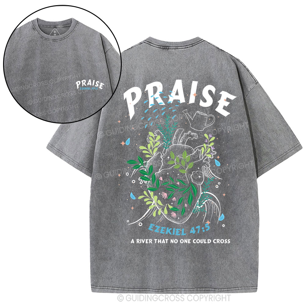 Praise Christian Washed T-Shirt