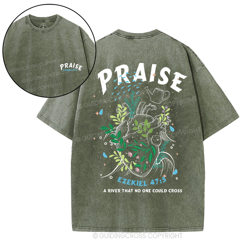 Praise Christian Washed T-Shirt