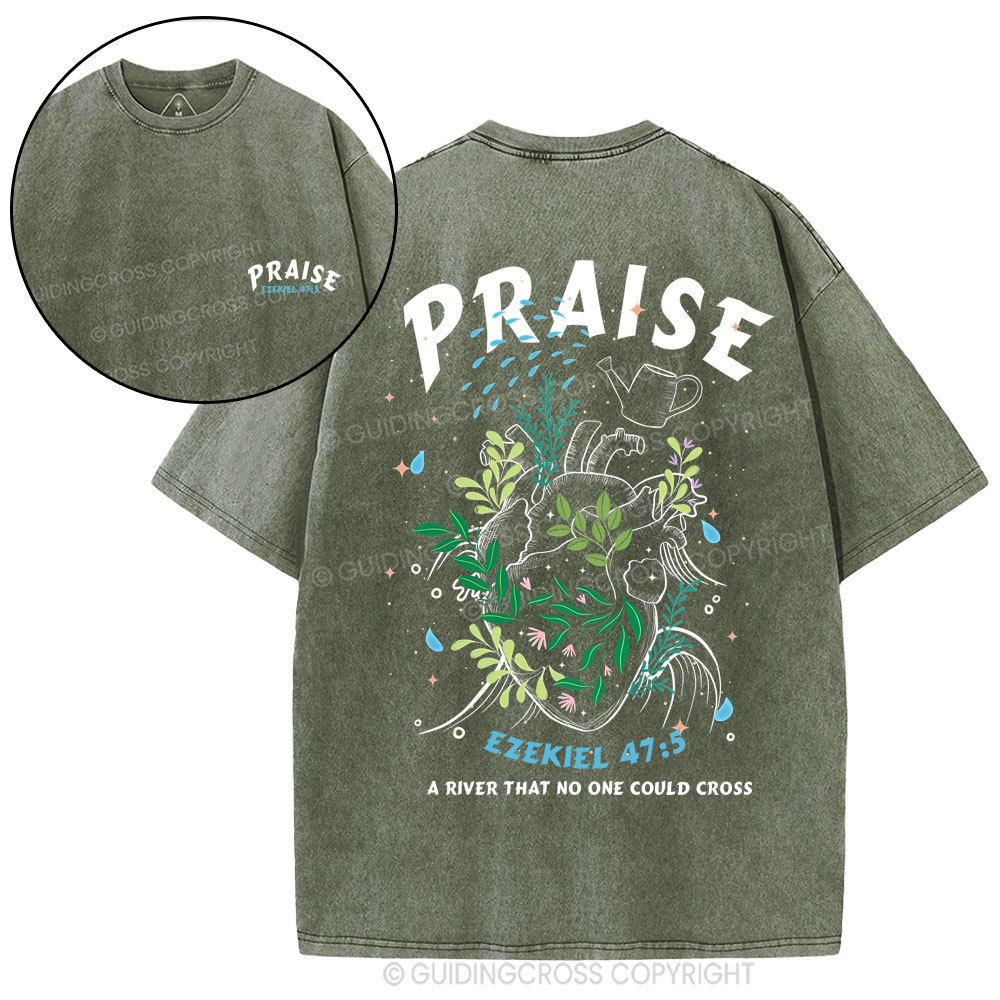 Praise Christian Washed T-Shirt