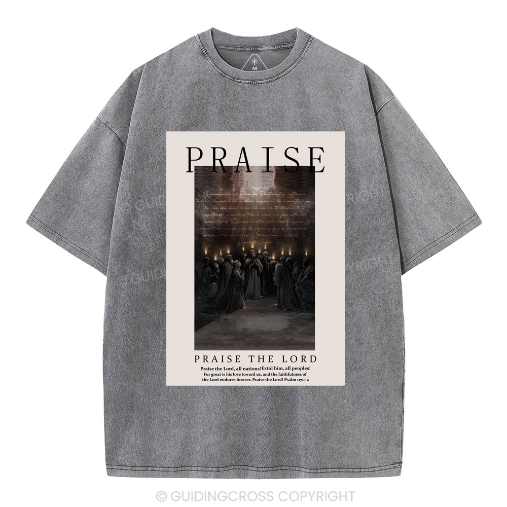 Praise Christian Washed T-Shirt