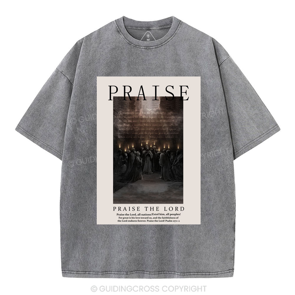 Praise Christian Washed T-Shirt