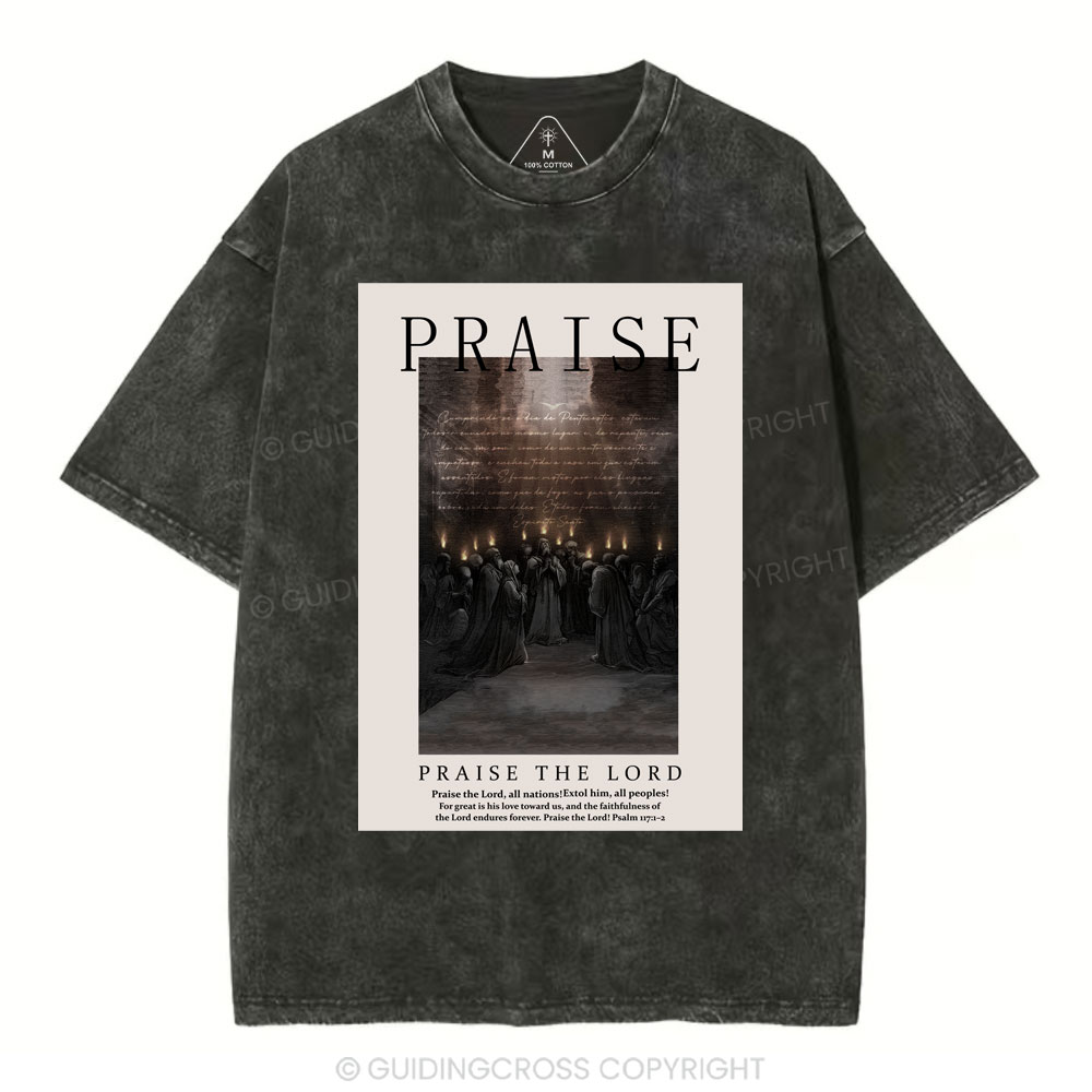 Praise Christian Washed T-Shirt