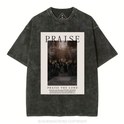 Praise Christian Washed T-Shirt