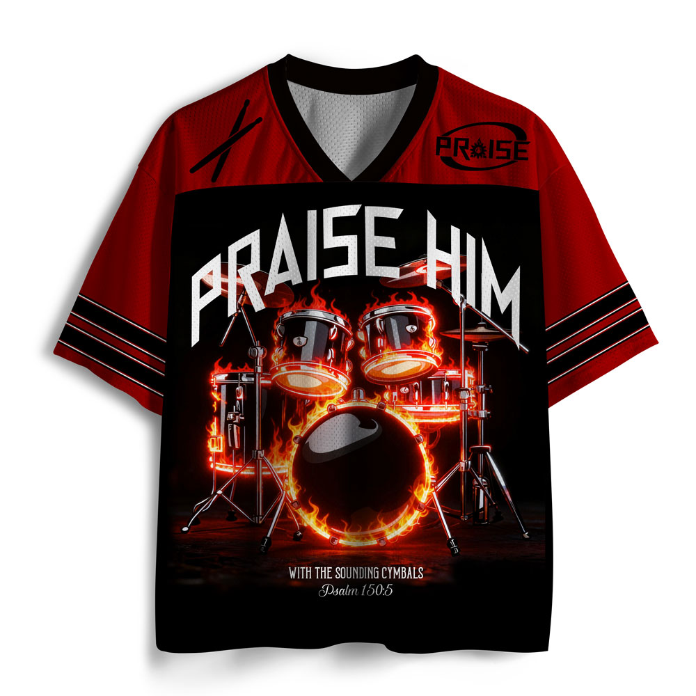 Praise Him Christian Mesh Jersey