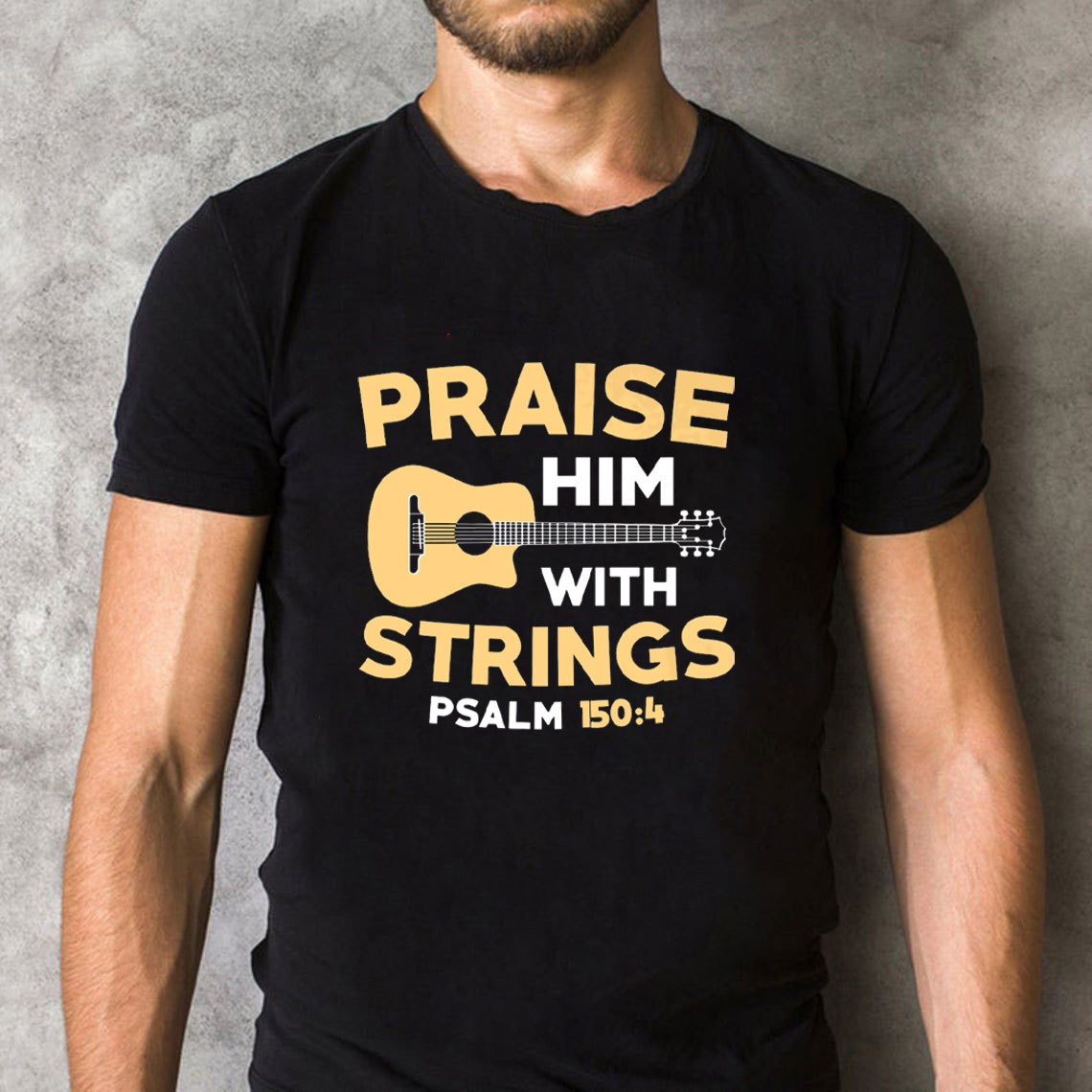 Praise Him With Staings Christian T-Shirt