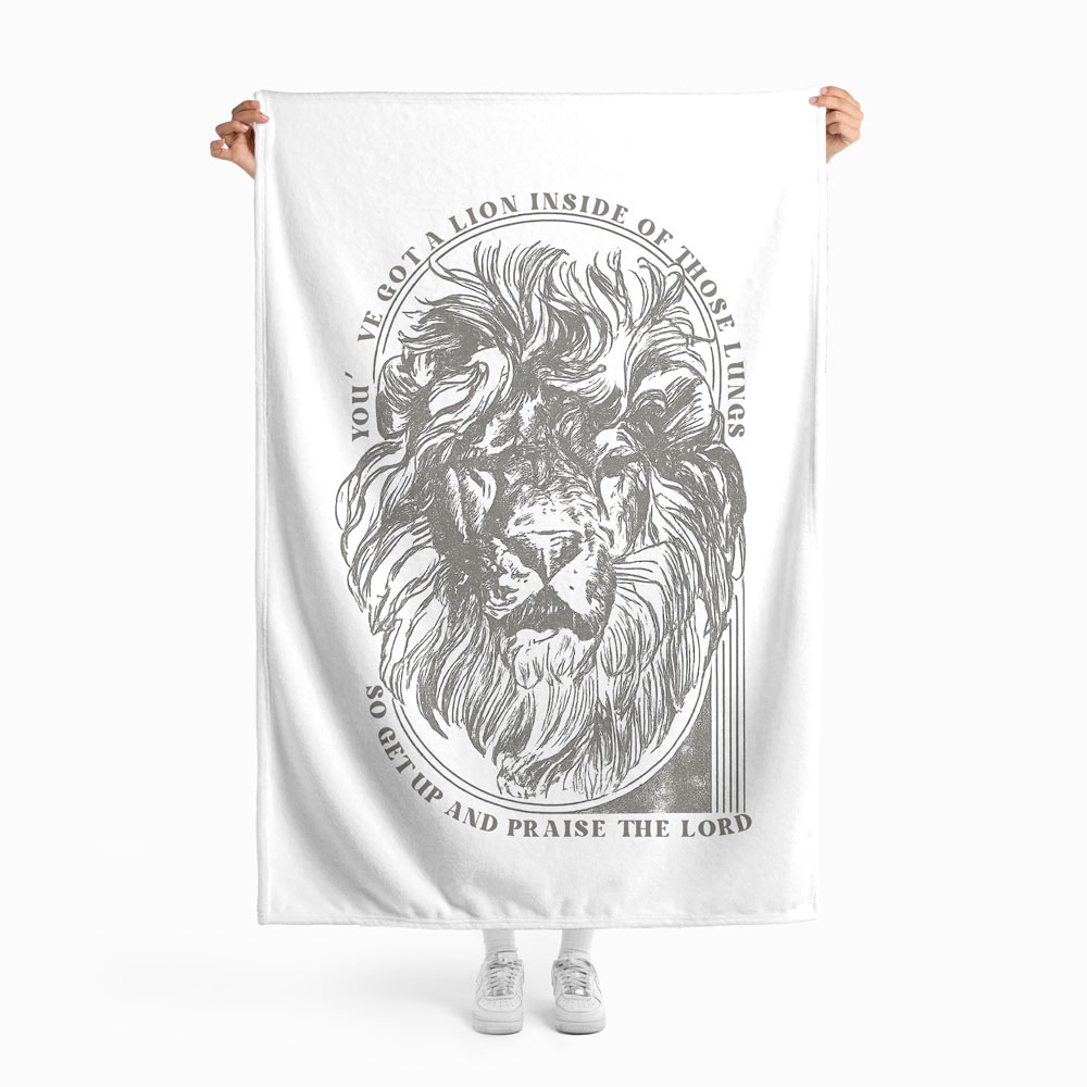Praise The Lord Christian Blanket