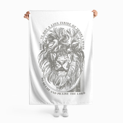 Praise The Lord Christian Blanket